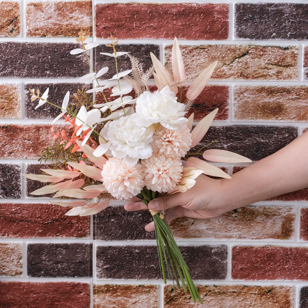 44 cm Künstlicher Löwenzahnstrauß zur Heimdekoration für Blumenarrangements, Home Decor, Hochzeitsbuketen, DIY-Handwerksprojekte