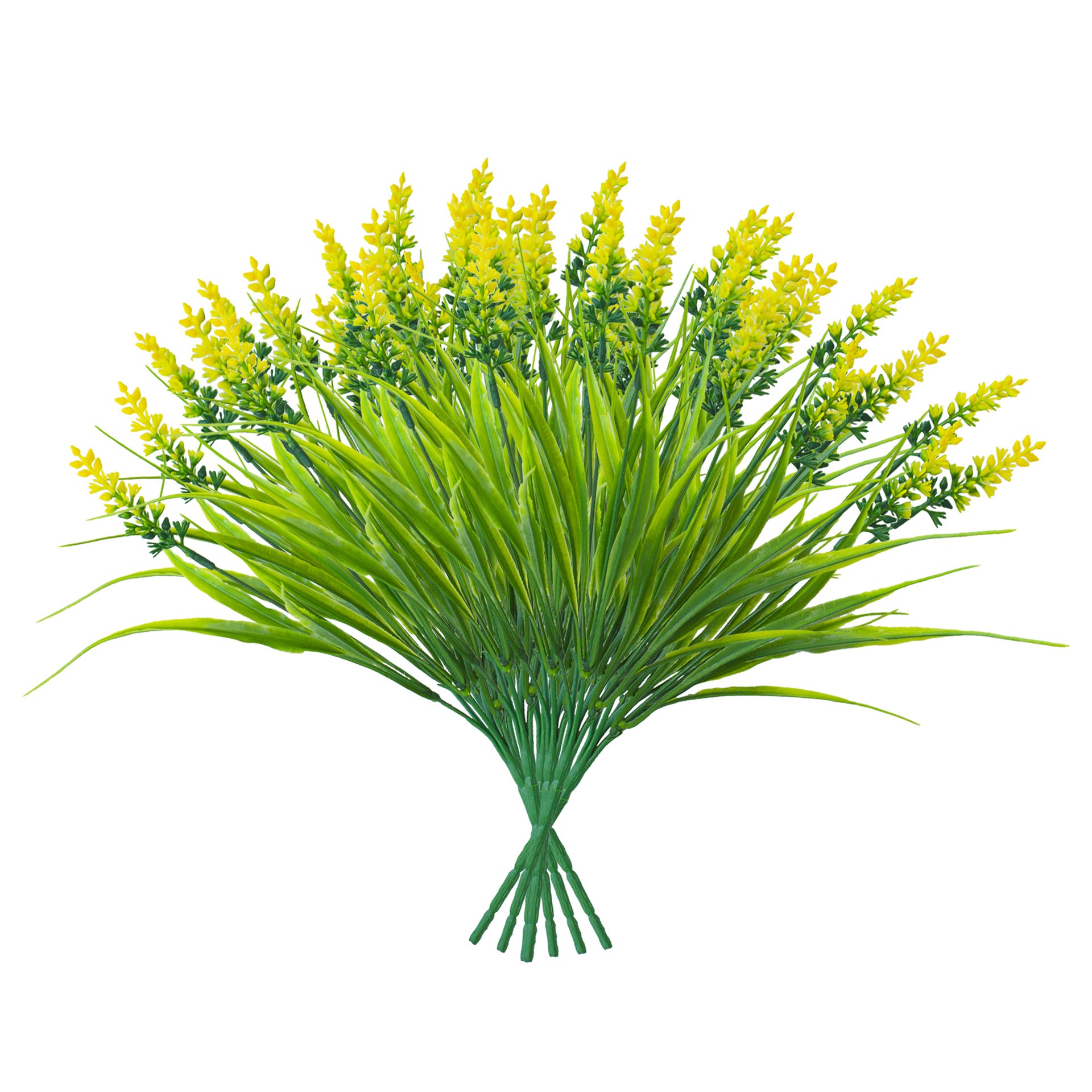 12er Bund Künstlicher Lavendel wetterfest & UV-beständig – für Balkon, Garten & Terrasse – Kunstblumen wie echt