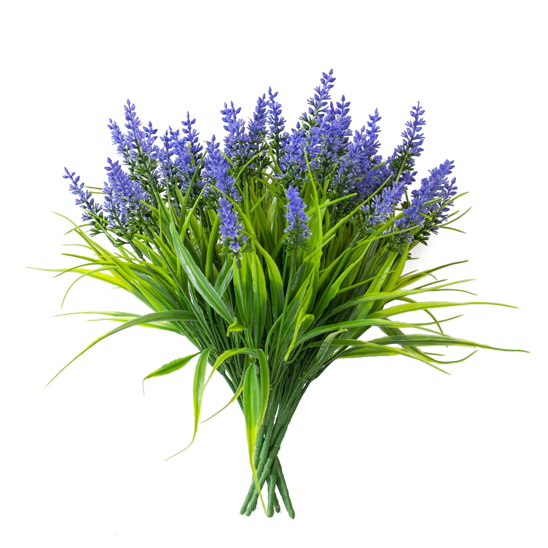 12er Bund Künstlicher Lavendel wetterfest & UV-beständig – für Balkon, Garten & Terrasse – Kunstblumen wie echt