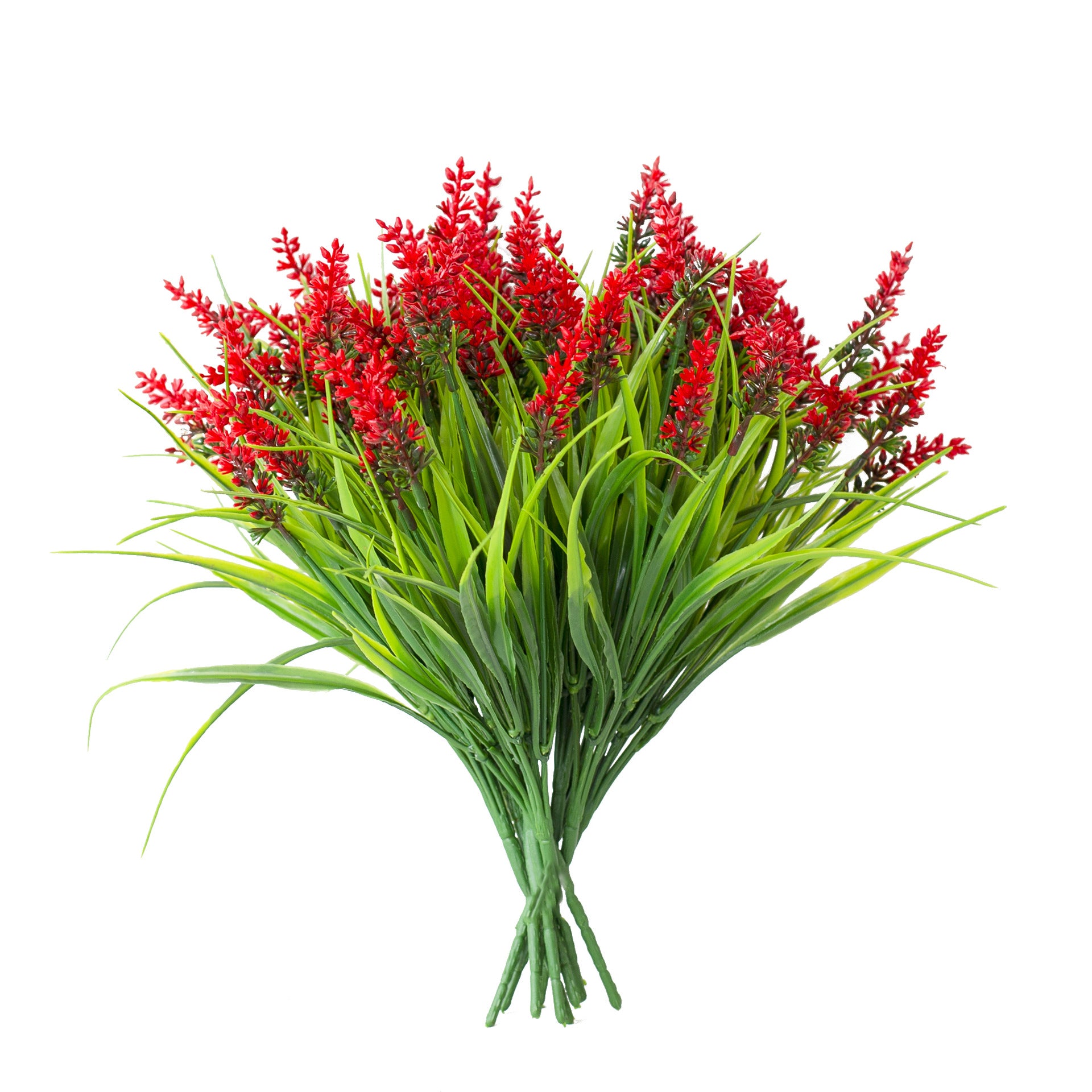 12er Bund Künstlicher Lavendel wetterfest & UV-beständig – für Balkon, Garten & Terrasse – Kunstblumen wie echt