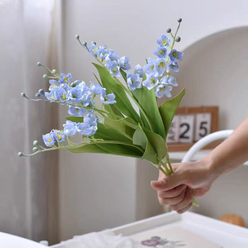 40 cm Künstliche Maiglöckchen für Blumenstrauß-, Kranz- und DIY-Dekoration