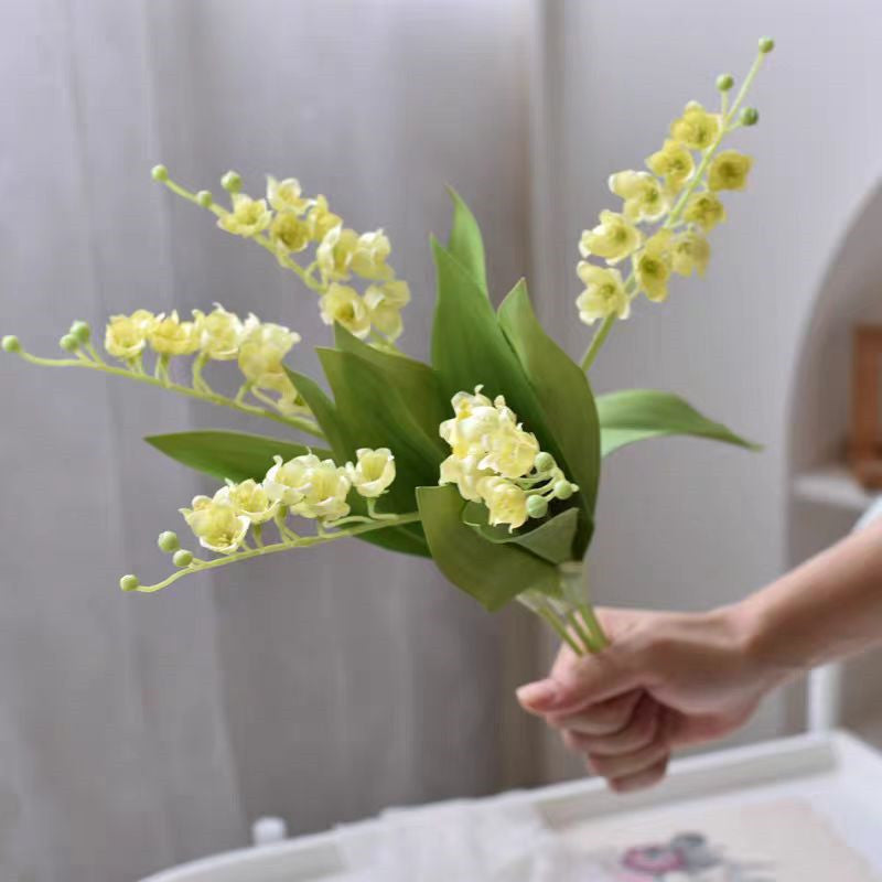 40 cm Künstliche Maiglöckchen für Blumenstrauß-, Kranz- und DIY-Dekoration