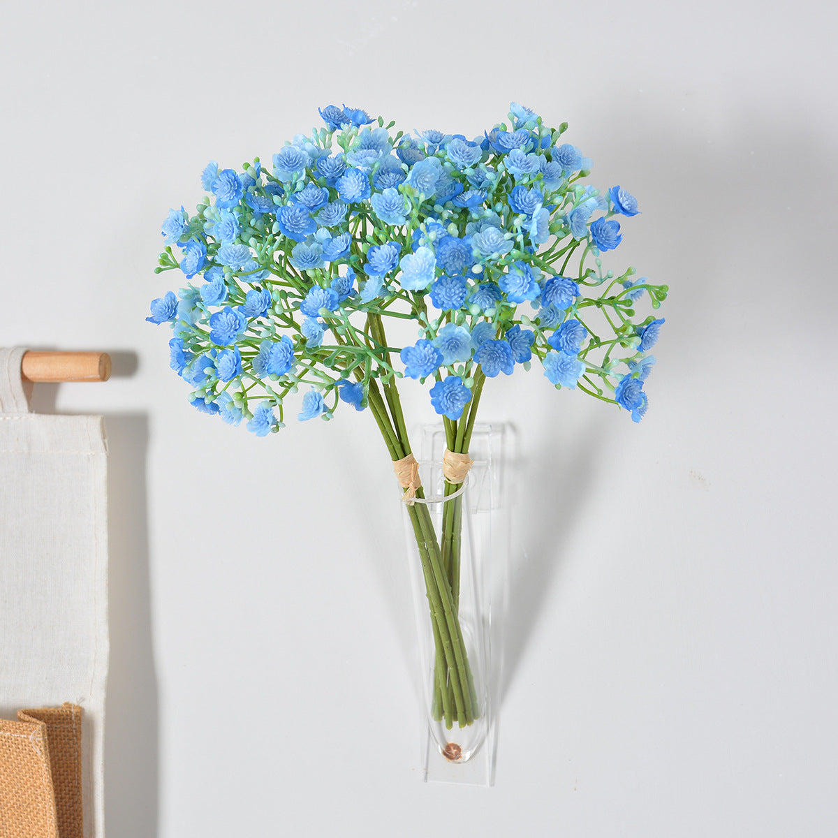 Künstlicher Baby's Breath Blumenstrauß, 30 cm hoch, aus Kunststoff und Seidenstoff für Hochzeiten und Innendekoration
