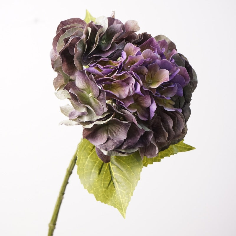 Künstliche Hortensien-Blüte, 24 cm Durchmesser, 50 cm hoch, modern, für Hochzeit, Dekoration, gewerblichen Einsatz