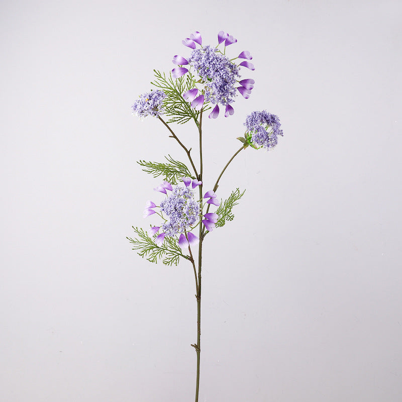 Künstliche Seidenblumen: 4-teilige Schneeballblüte & Löwenzahn, 96 cm, für Hochzeit, Dekoration, Inneraum, Einzelstiel, beugbar