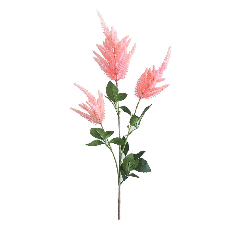 Künstliche Spirea-Blume, 103 cm, Einzelstiel mit 3 Blüten, für Innenraum, Hochzeit, Dekoration