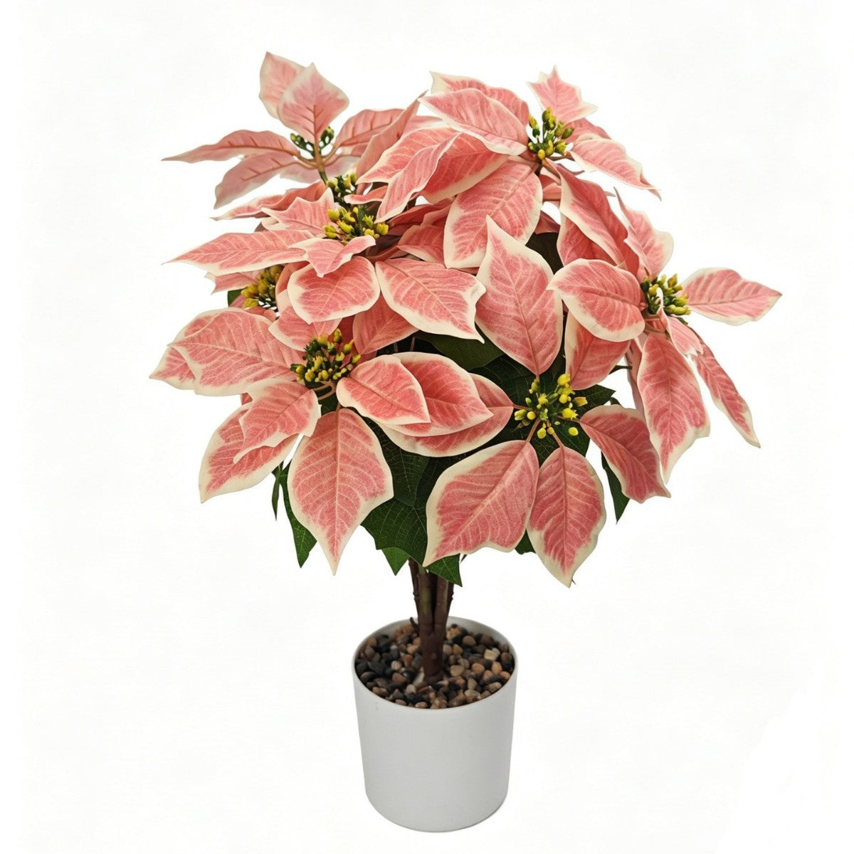 58 cm künstliche Weihnachtssterne, 12 Blüten, aus Seidenstoff, für Hochzeiten, Weihnachten und Dekoration