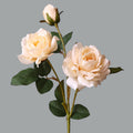 Künstliche Pfingstrose Seidenblume, 53 cm, 3 Blüten, retro ländlich, für Hochzeit Dekoration Shop Fensterbank