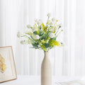 Künstliche Löwenzahn-Hortensien, 36 cm hoch, 8 Blüten, für Hochzeiten, Grabgestecke und Innendekoration, Plastik
