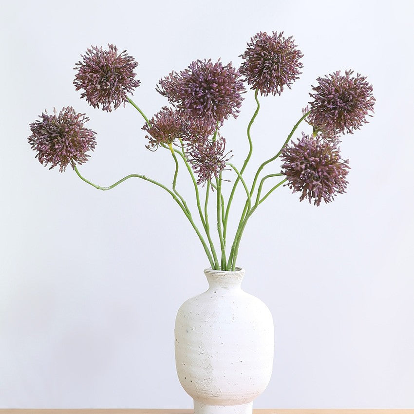 75 cm künstliche Zwiebelblume, 2 Blüten, Dekoration für Hochzeiten, Wohnraum, Hotels, Büros