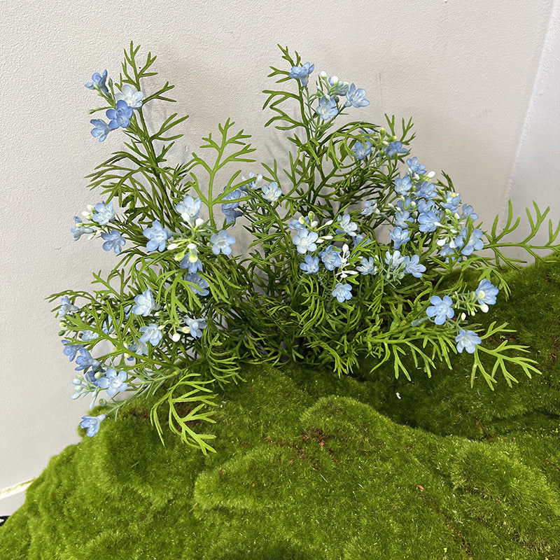 Künstlicher Chrysanthemen-Busch, Kunststoff, Gänseblümchen-Optik, Kamille-Stil, Dekoblumen für Hochzeit, Zuhause und Terrasse