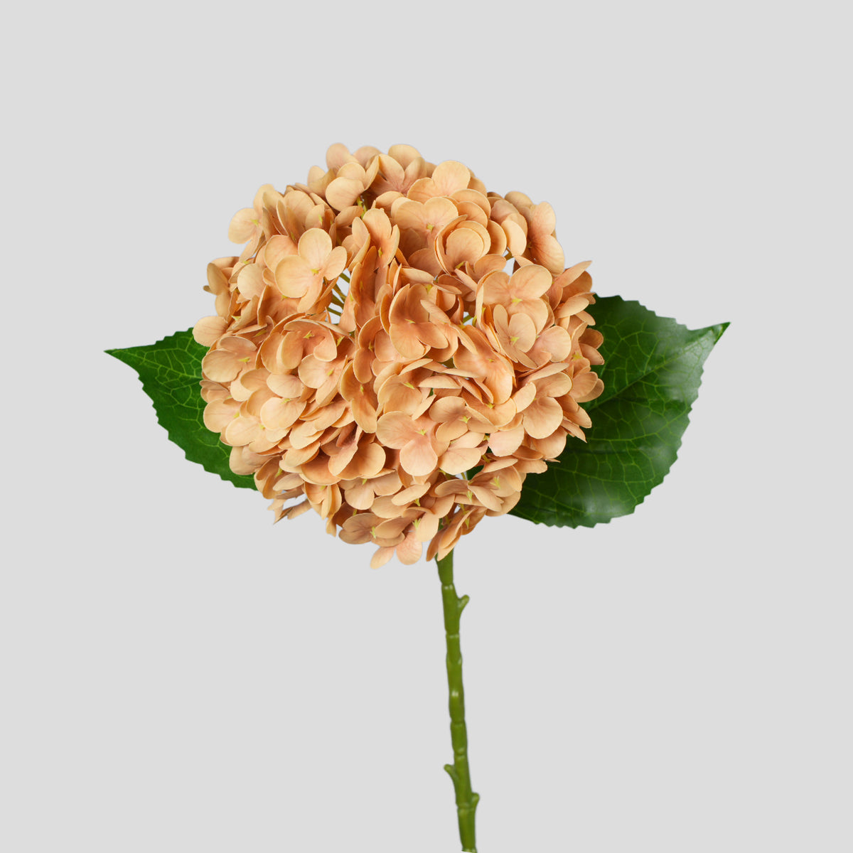 Künstliche Hortensie, Einzelstiel mit 1 Blüte, Kunststoff, 62 cm, für Hochzeit, Hotel und Dekoration