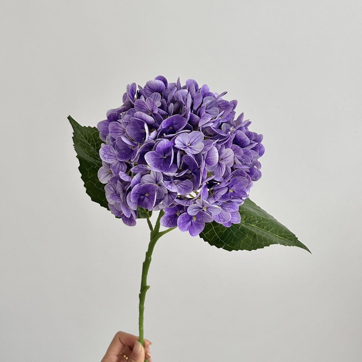 Künstliche Hortensie, 176 Blüten, 51 cm, Seidenstoff, für Hochzeit, Hotel, Dekoration