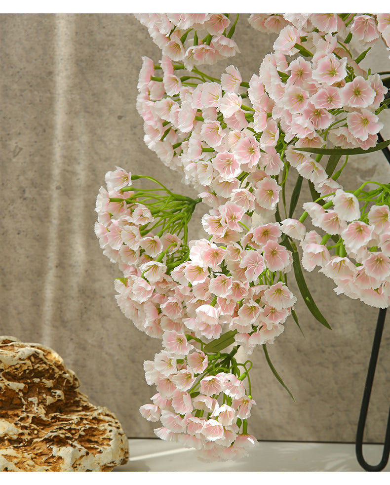 Künstliche Nelke, Single Stem mit 3 Blüten, 72 cm, Seidenstoff, modern, für Hochzeit, Dekoration, Innenraum