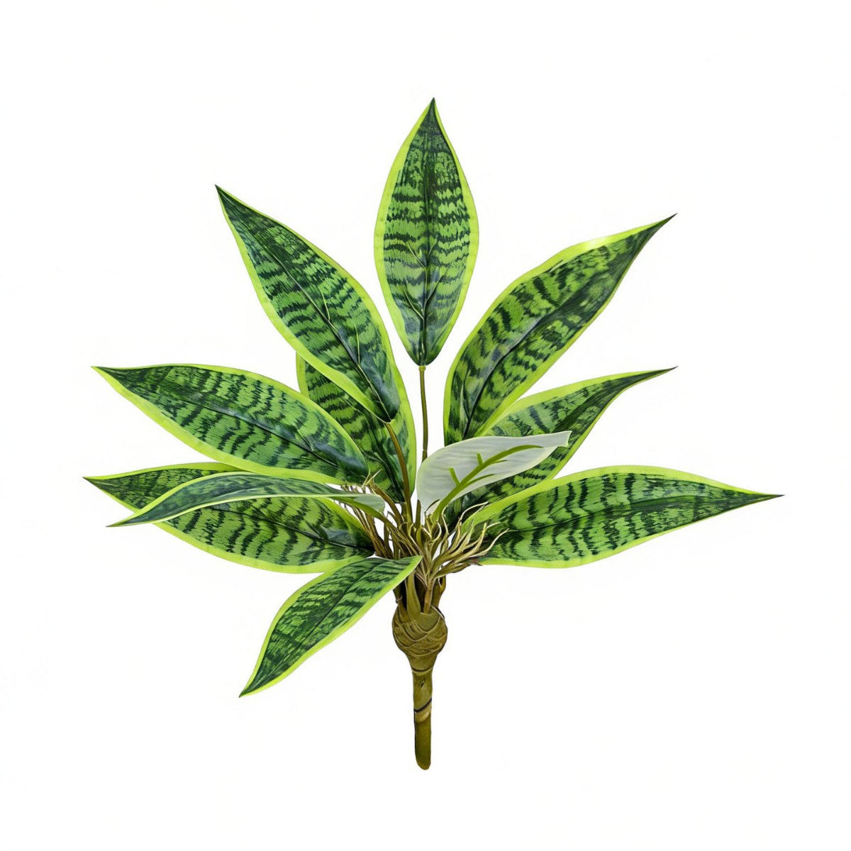 Künstliche Sansevieria, 40 cm, 12 Blätter, moderne Deko für Zuhause und Gewerbe