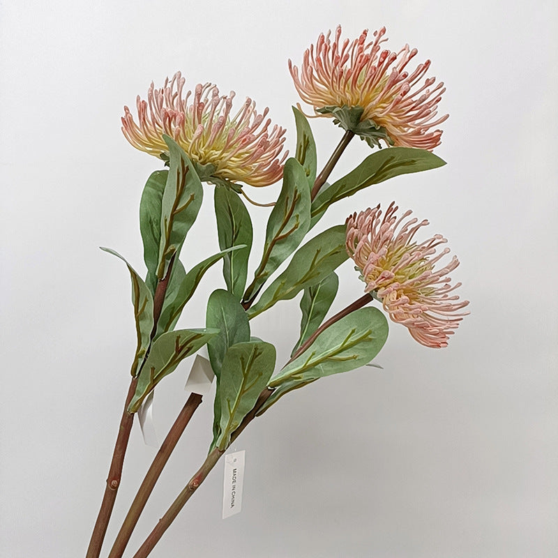 Künstliche Chrysantheme, Einzelstiel, 58 cm, PE/PVC, für Innendekoration, Hotel und Gewerbe
