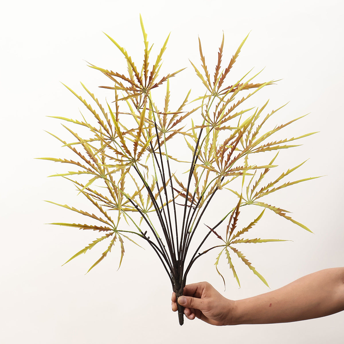 Kunstpflanze Schefflera (Fingeraralie) Strauch, 1 Stück, Kunststoff PE/PVC, für Büro, Hotel, Schaufenster und Zuhause