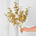 Künstliche Caladium-Blätter, 18 cm hoch, aus seidenähnlichem Polyester, für Innen- und Außenbereiche