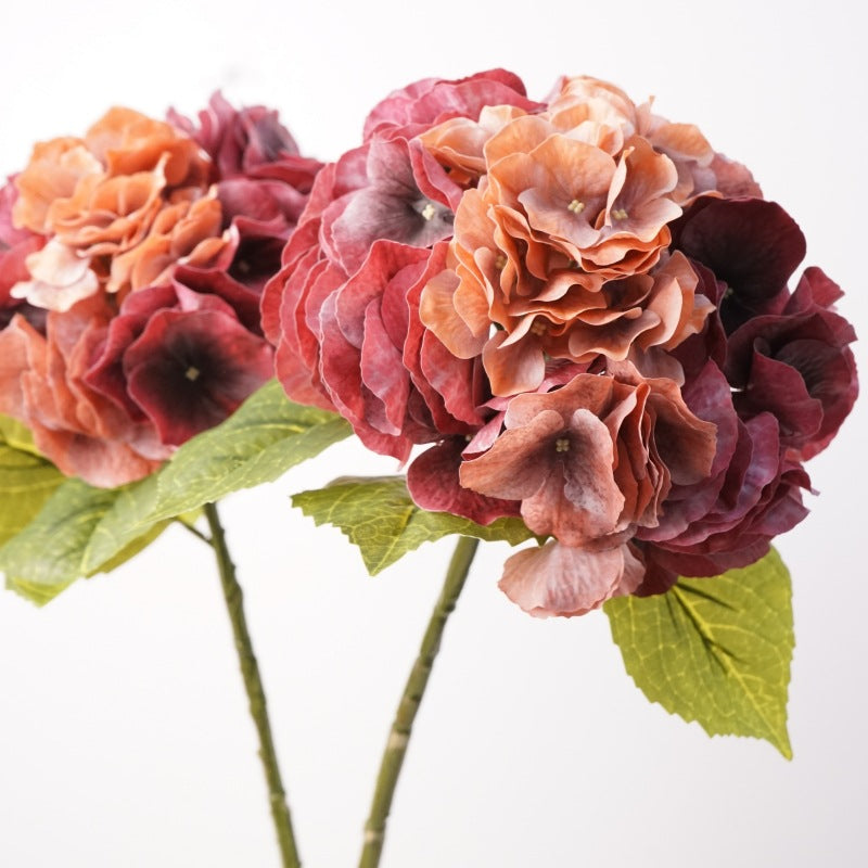 Künstliche Hortensien-Blüte, 24 cm Durchmesser, 50 cm hoch, modern, für Hochzeit, Dekoration, gewerblichen Einsatz