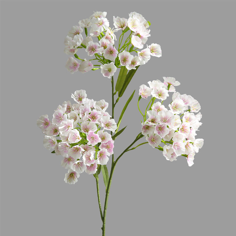 Künstliche Nelke, Single Stem mit 3 Blüten, 72 cm, Seidenstoff, modern, für Hochzeit, Dekoration, Innenraum