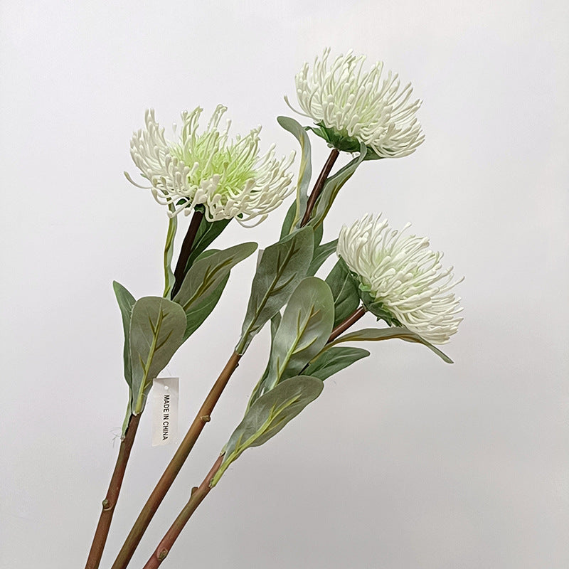 Künstliche Chrysantheme, Einzelstiel, 58 cm, PE/PVC, für Innendekoration, Hotel und Gewerbe