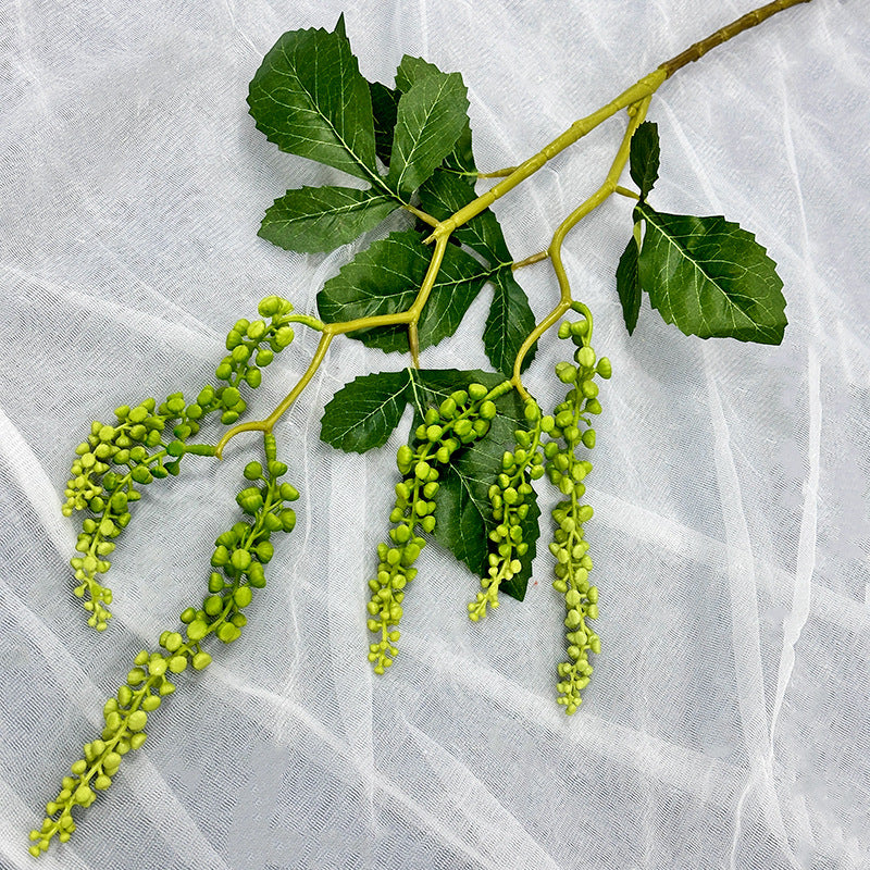 Künstliche Bergahorn-Frucht, Einzelstiel mit 6 Früchten, 82 cm Höhe, Latex (Real Touch), für Hochzeiten und Innenraumdekoration