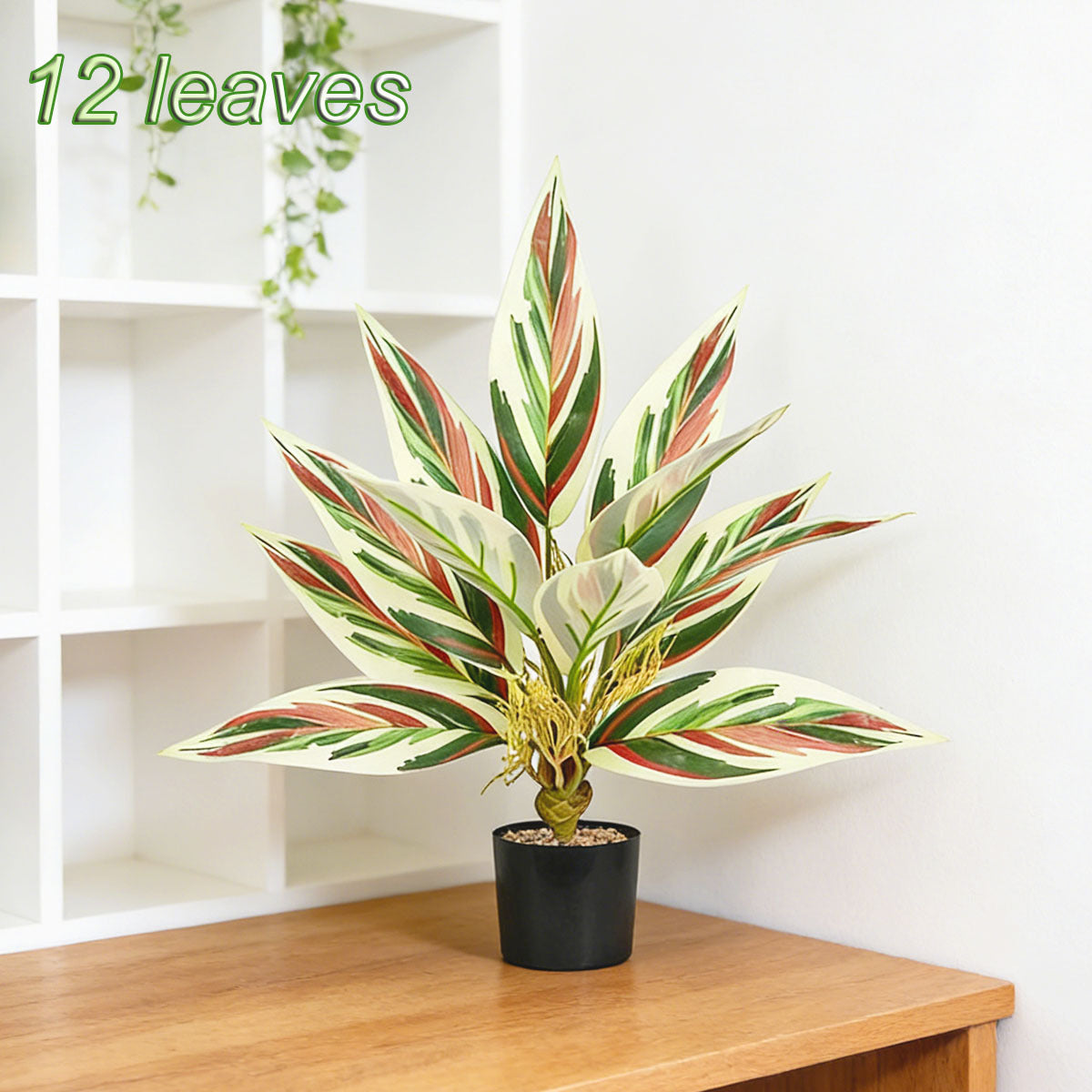 Künstliche Sansevieria, 40 cm, 12 Blätter, moderne Deko für Zuhause und Gewerbe