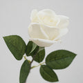 Künstliche Rose, einzelne Stiel mit 1 Blüte (47 cm), Seidenstoff, modern, für Hochzeit, Dekoration, Büro