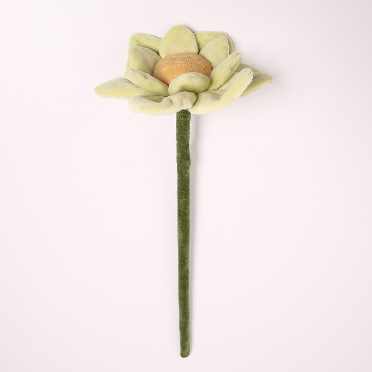 Künstliche Seerose, einzelne Stange mit 1 Blüte, 42 cm, biegbarer Stiel, für Hochzeit, Dekoration, Geschenk