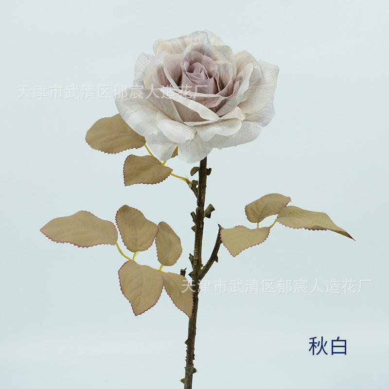 Künstliche Rosen, Seidenblumen Bouquet mit 3 Stielen, 49 cm, für Hochzeit, Dekoration, Büro