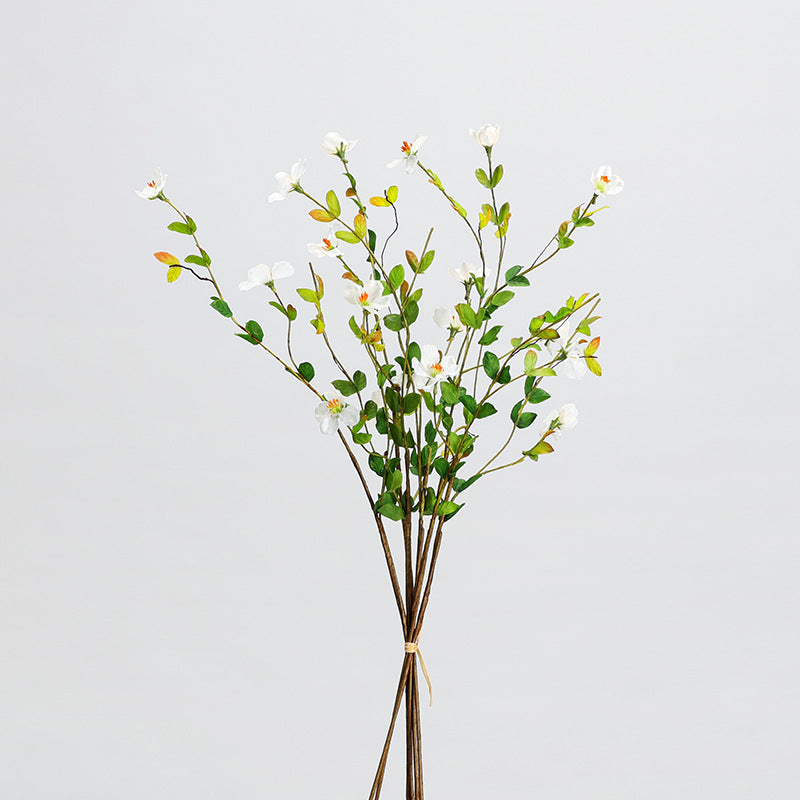 Rustikaler Wildblumen-Strauß aus Seidenstoff, 18 Blüten, 50 cm hoch, für Hochzeit, Dekoration, Büro