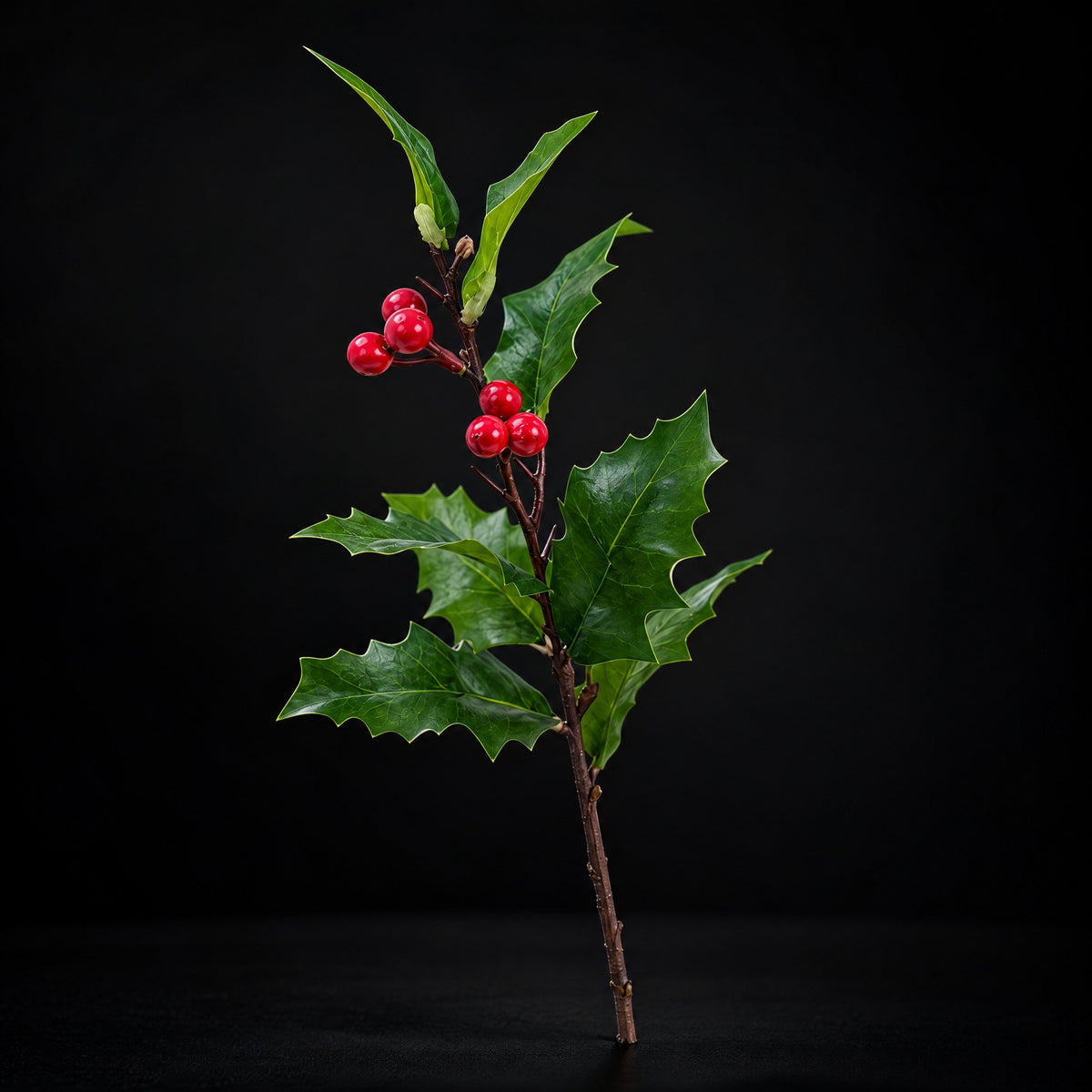 Künstlicher Gummibaum-Zweig, Eichenlaub-Optik, Herbstfarben, 50 cm, Seidenblumen-Stoff, für Hochzeit, Deko und Schaufenster
