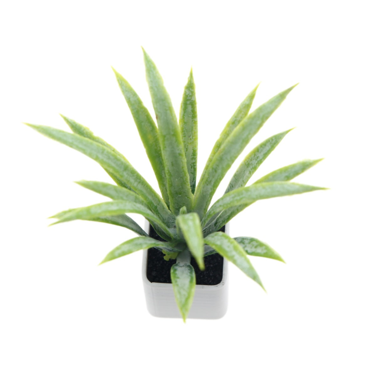 Mini-Deko-Ananas aus Kunststoff, 7 cm Topf, 6 cm Höhe, für Innendekoration, Modellbau und Dioramen