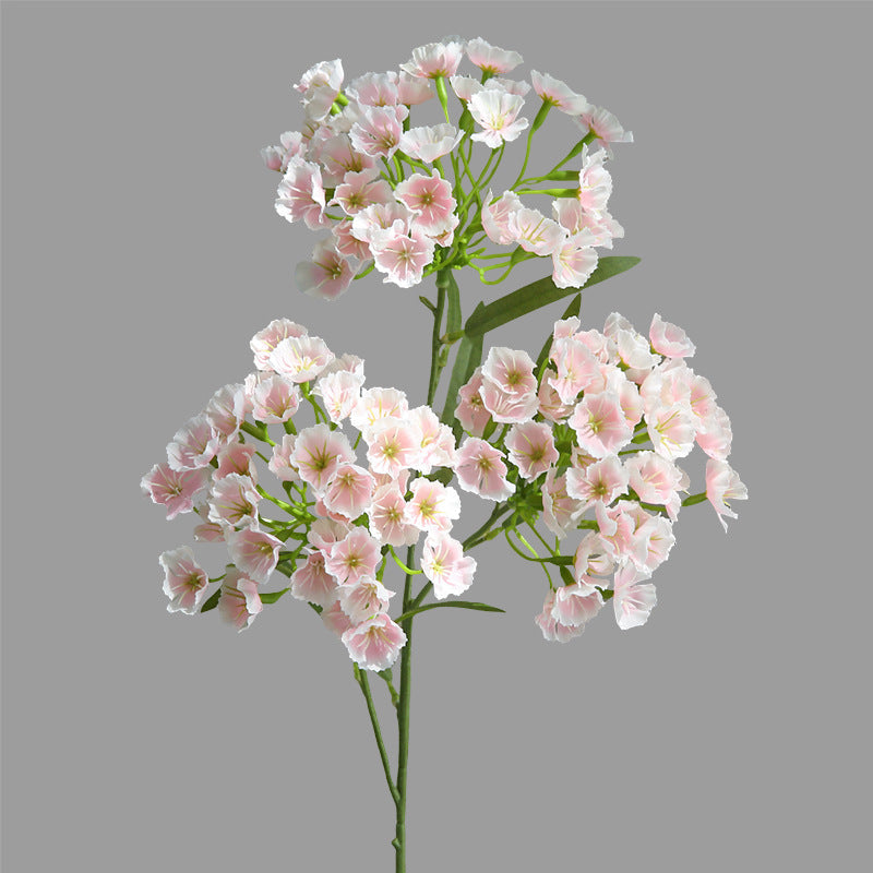 Künstliche Nelke, Single Stem mit 3 Blüten, 72 cm, Seidenstoff, modern, für Hochzeit, Dekoration, Innenraum