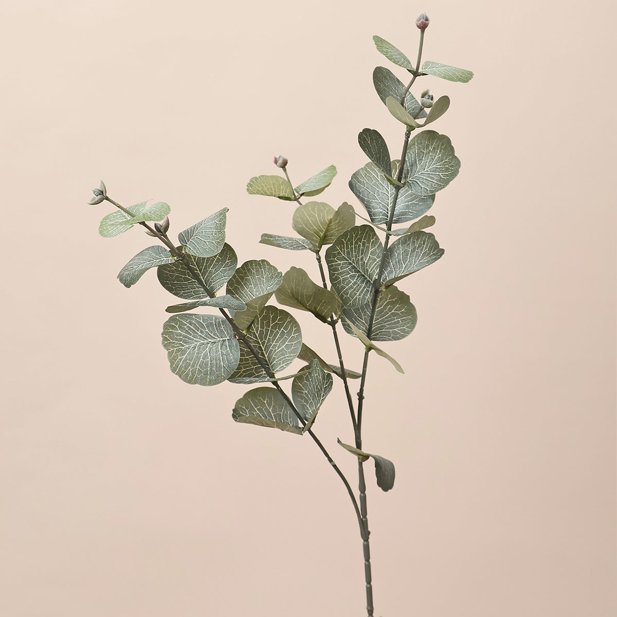Eukalyptus Kunstpflanze Busch, Kunststoff (PE/PVC), biegbar, für Hochzeit, Floristik und Schaufenster