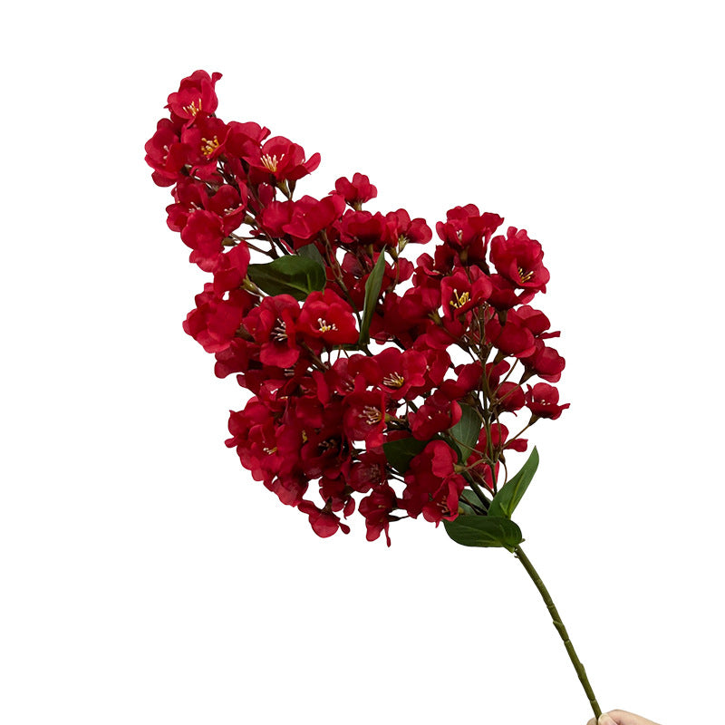 Künstliche Begonien-Blüten, 74 cm, Polyester, moderne Deko für Zuhause, Hochzeiten und Gewerbe