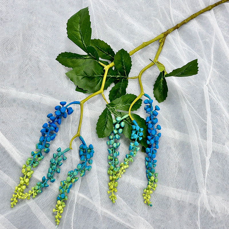Künstliche Bergahorn-Frucht, Einzelstiel mit 6 Früchten, 82 cm Höhe, Latex (Real Touch), für Hochzeiten und Innenraumdekoration