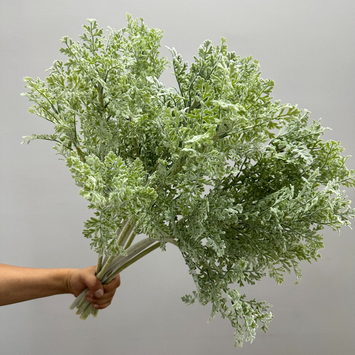 Künstliche Silberblatt-Pflanze, 60 cm hoch, aus Kunststoff, für Hochzeiten, Innen- und Außendekoration
