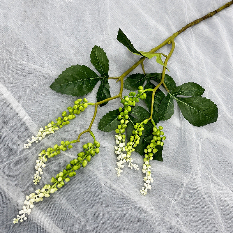 Künstliche Bergahorn-Frucht, Einzelstiel mit 6 Früchten, 82 cm Höhe, Latex (Real Touch), für Hochzeiten und Innenraumdekoration