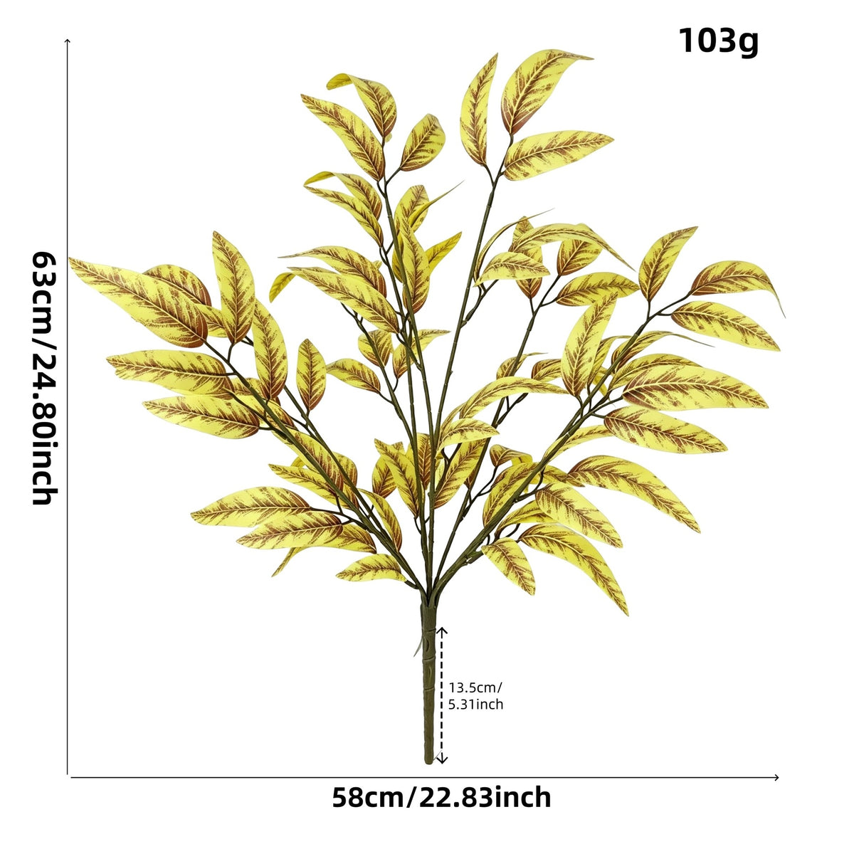 Künstliche Sansevieria-Pflanze, 63 cm, moderne Dekoration für Zuhause, Büro und Gewerbe