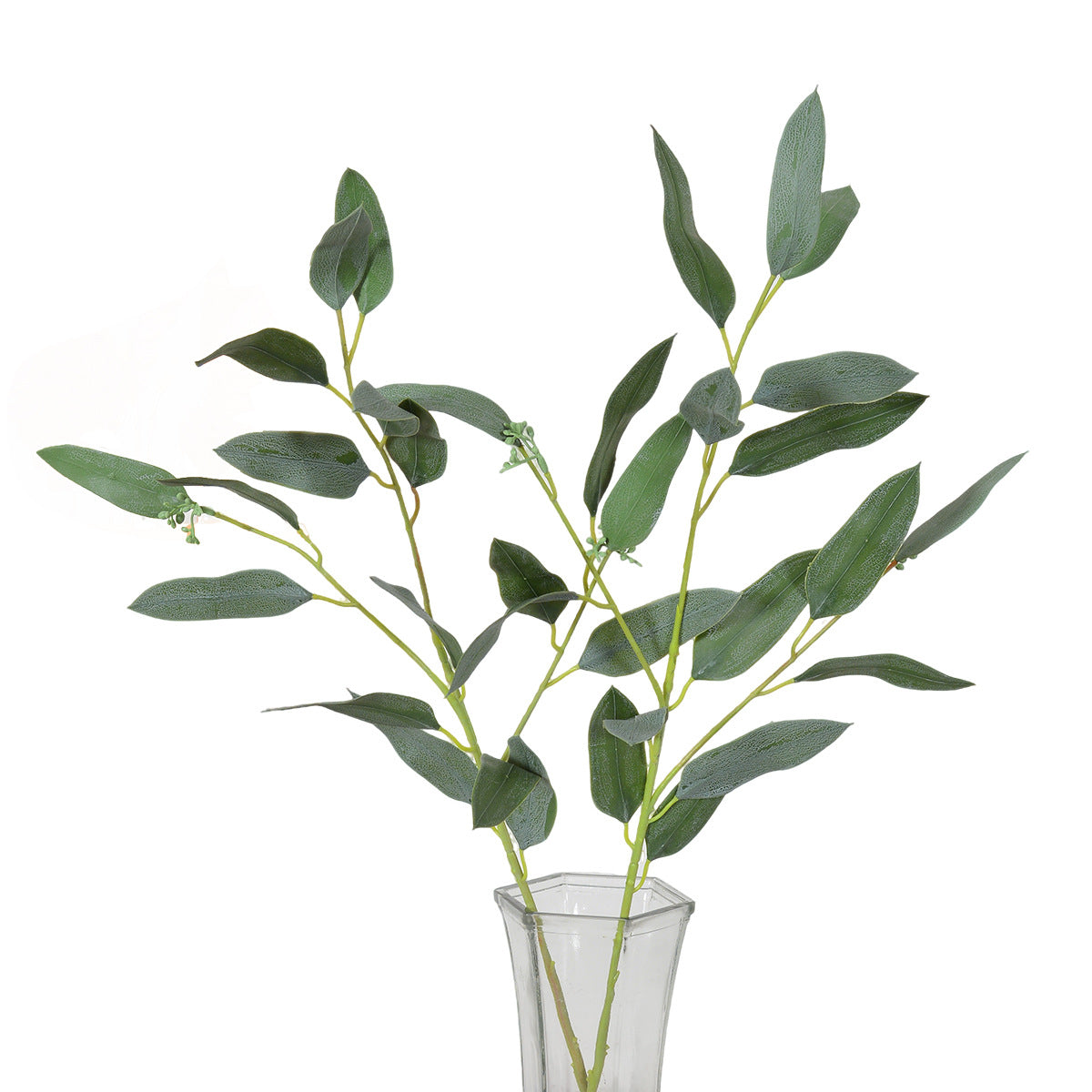 Künstliche Eukalyptus- und Farn-Blumenstrauß, 68 cm, für Hochzeiten, Büro und Wohnraum