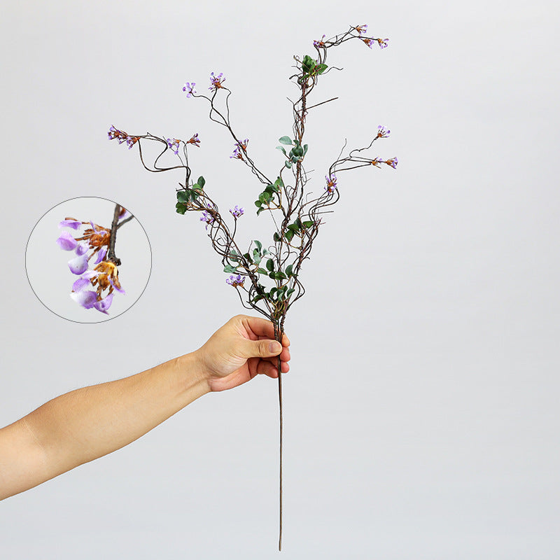 Einzelner Stiel mit 18 Blüten, Schleierkraut, 85 cm, Polyester-Seide, für Zuhause und Gewerbe