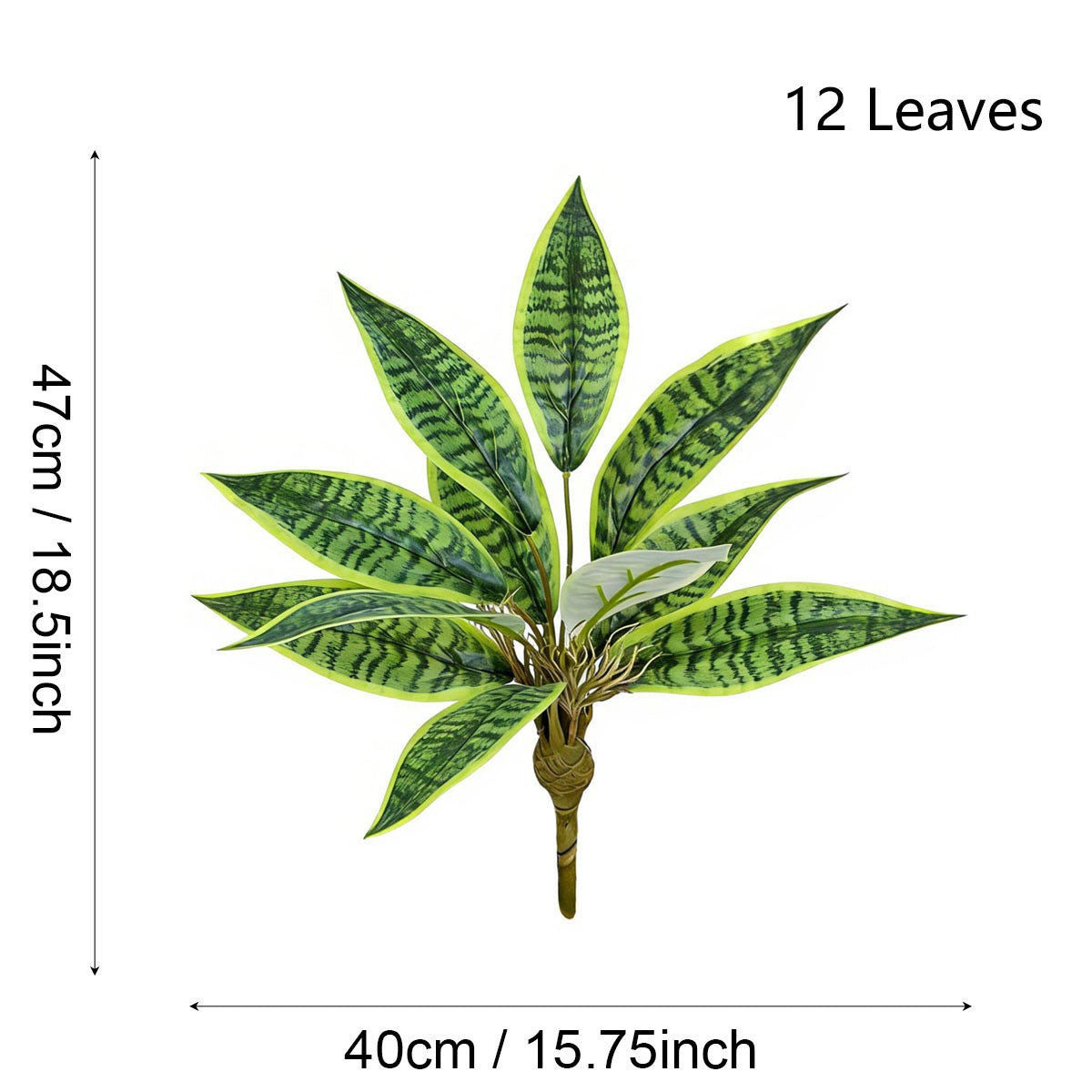 Künstliche Croton-Pflanze, 40 cm, moderne Innendekoration für Hotel, Büro, Hochzeit und Zuhause