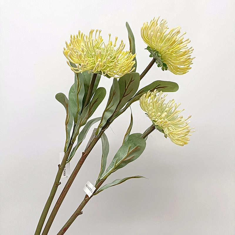 Künstliche Chrysantheme, Einzelstiel, 58 cm, PE/PVC, für Innendekoration, Hotel und Gewerbe