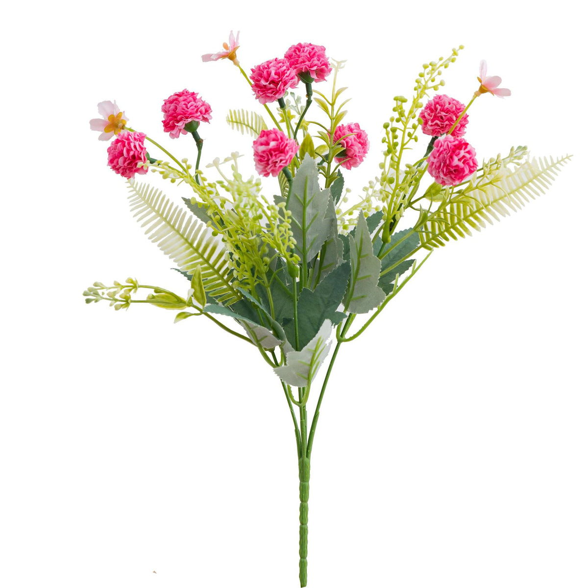Künstliche Löwenzahn-Hortensien, 36 cm hoch, 8 Blüten, für Hochzeiten, Grabgestecke und Innendekoration, Plastik