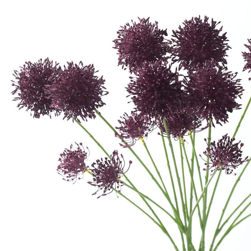 75 cm künstliche Zwiebelblume, 2 Blüten, Dekoration für Hochzeiten, Wohnraum, Hotels, Büros