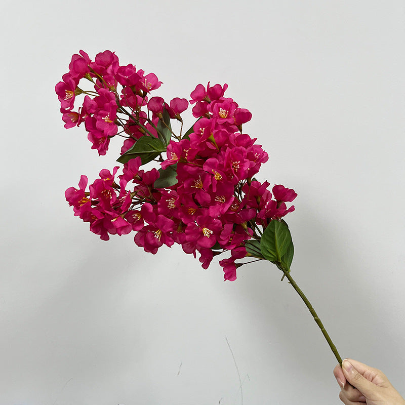 Künstliche Begonien-Blüten, 74 cm, Polyester, moderne Deko für Zuhause, Hochzeiten und Gewerbe