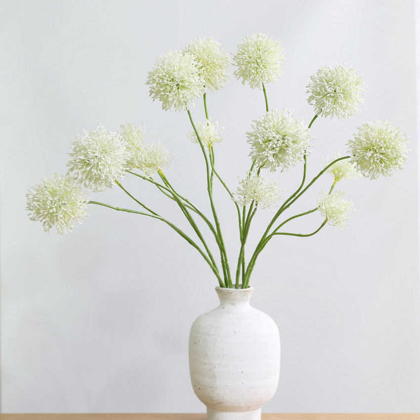 75 cm künstliche Zwiebelblume, 2 Blüten, Dekoration für Hochzeiten, Wohnraum, Hotels, Büros