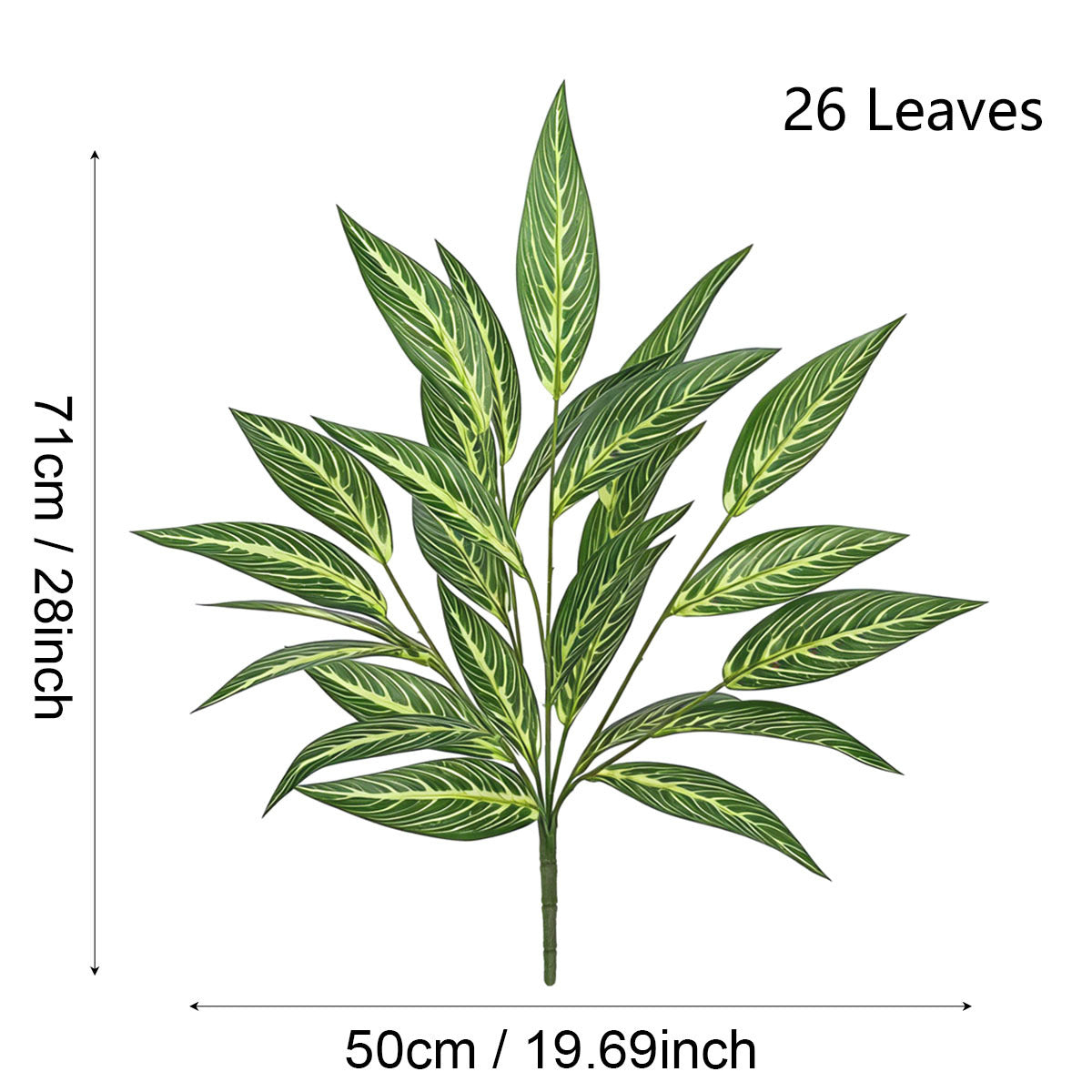 Künstliche Sansevieria-Pflanze, 63 cm, moderne Dekoration für Zuhause, Büro und Gewerbe