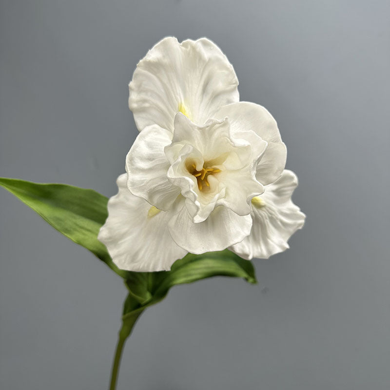 Künstliche Iris aus PU, 64 cm hoch, 15 cm Blütendurchmesser - für Hochzeiten, Büros, Hotels & Wohnaccessoires, 6 Farben